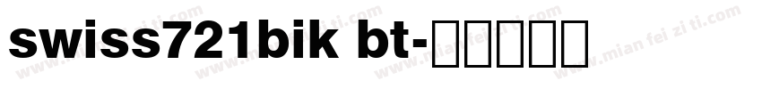 swiss721bik bt字体转换
